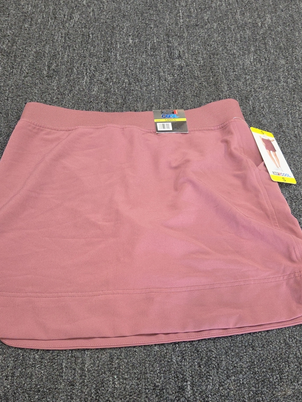 (#4C) Women's 32⁰ Rose Mini Skirt with Elastic Waistband